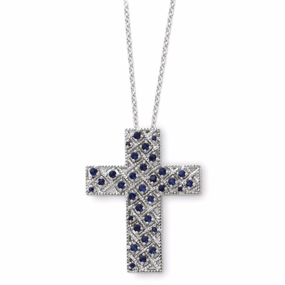 Jewelry - Sterling Silver Cross 18in Necklace